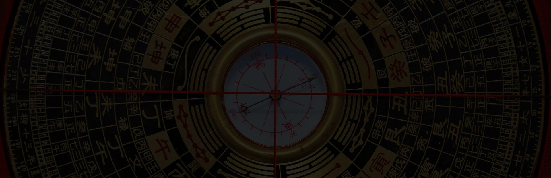 Traditional Chinese Feng Shui compass